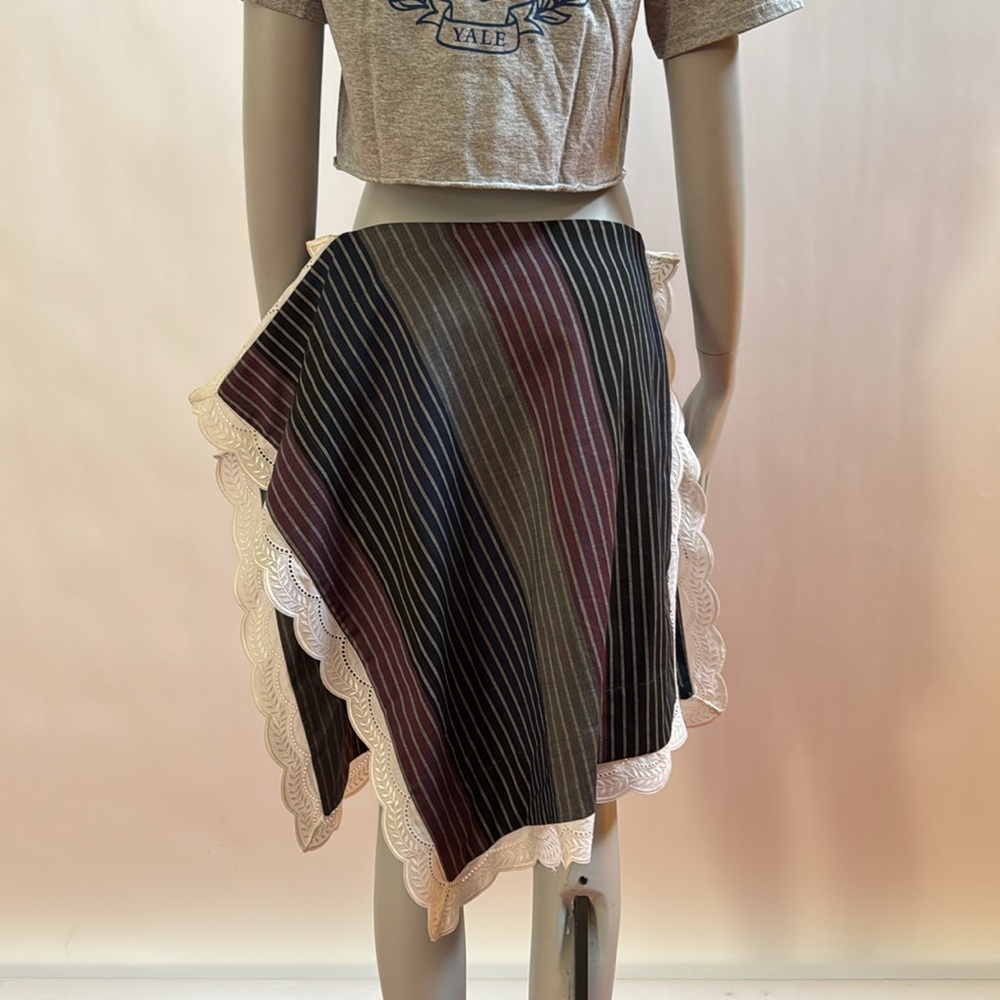 Vivienne Westwood RARE VINTAGE RED LABEL stripe SKIRT AW2010 IT 40 brand new